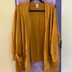 Terra & Sky Mustard Yellow Cardigan